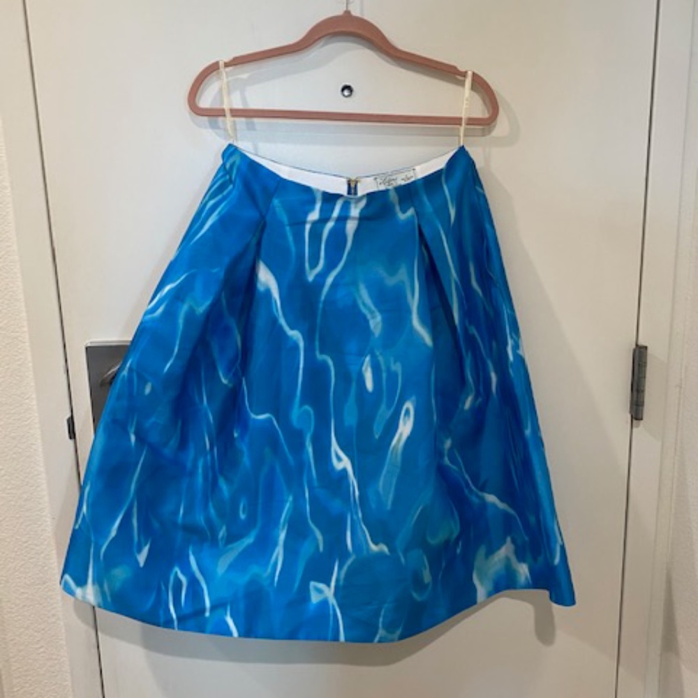 New Kate Spade Water Print Skirt Size 8 - Rare!